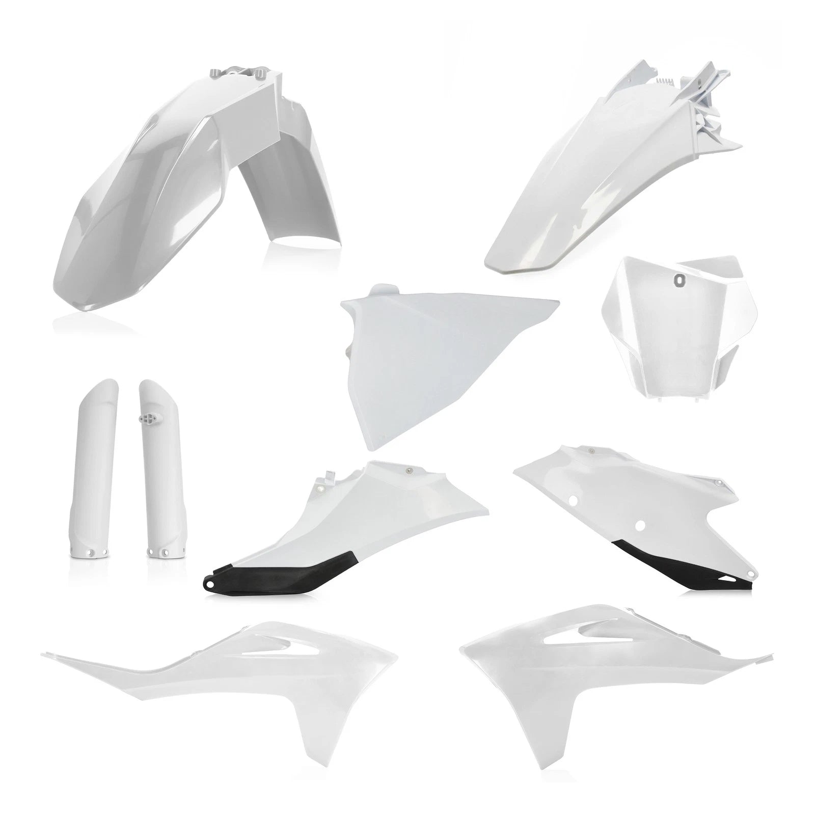 Full Plastic Kit for Gas Gas KTM (2021–2023) White/Black