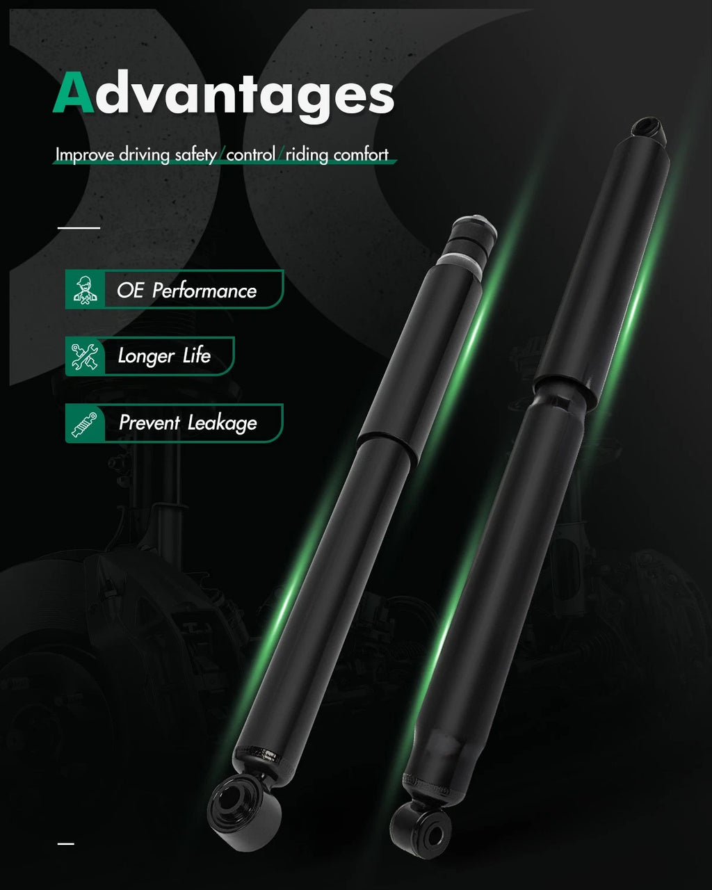 Shocks Struts for Ford F-250 F-350 Super Duty 4WD (2005–2023)