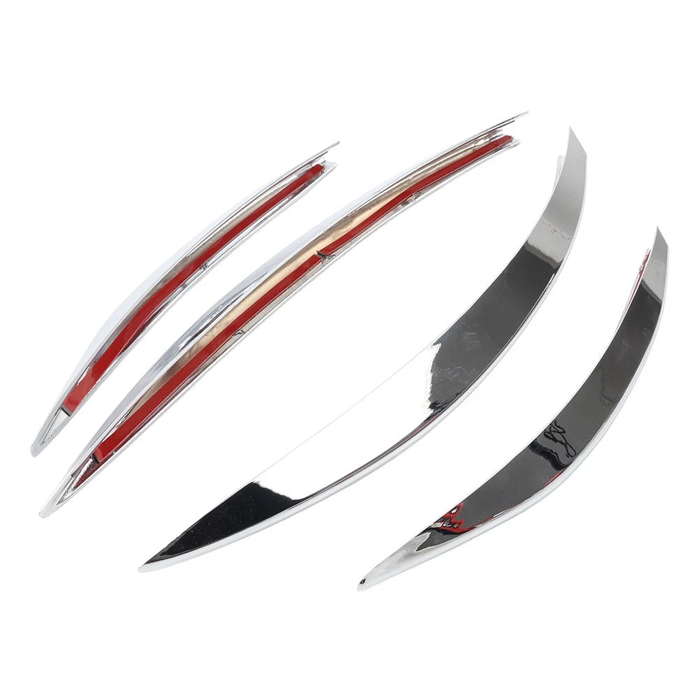 Chrome Fog Light Grille Strips Trim for Mercedes Benz CLA Class C118 X118 (2024–2025)