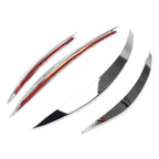 Chrome Fog Light Grille Strips Trim for Mercedes Benz CLA Class C118 X118 (2024–2025)