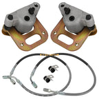 Front Brake Calipers & Hose Lines for Polaris Big Boss 350L 400L 500 6x6 (1993–1999)