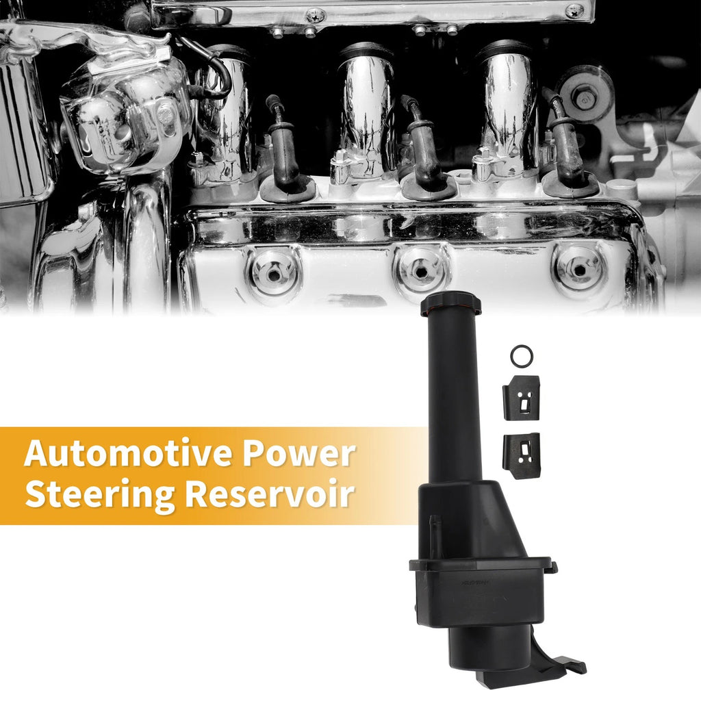 Power Steering Reservoir for Chevrolet Silverado (2016–2019) Plastic Black