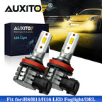 H11 H16 LED Fog Driving Light Bulb 4000LM Yellow (Universal)