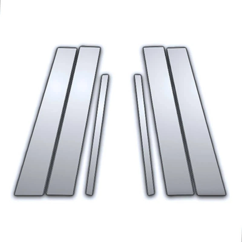 6Pc Chrome Pillar Post Covers Replacement for Infiniti G35 (2003–2006)