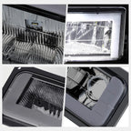 LED DRL Headlights Smoked/Amber for GMC C/K Pickup Suburban Yukon (1994–2000)