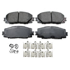 Set of 4 Akebono ProACT Front Ceramic Brake Pads for CT200h iQ Corolla Prius C Yaris (2011–2020)