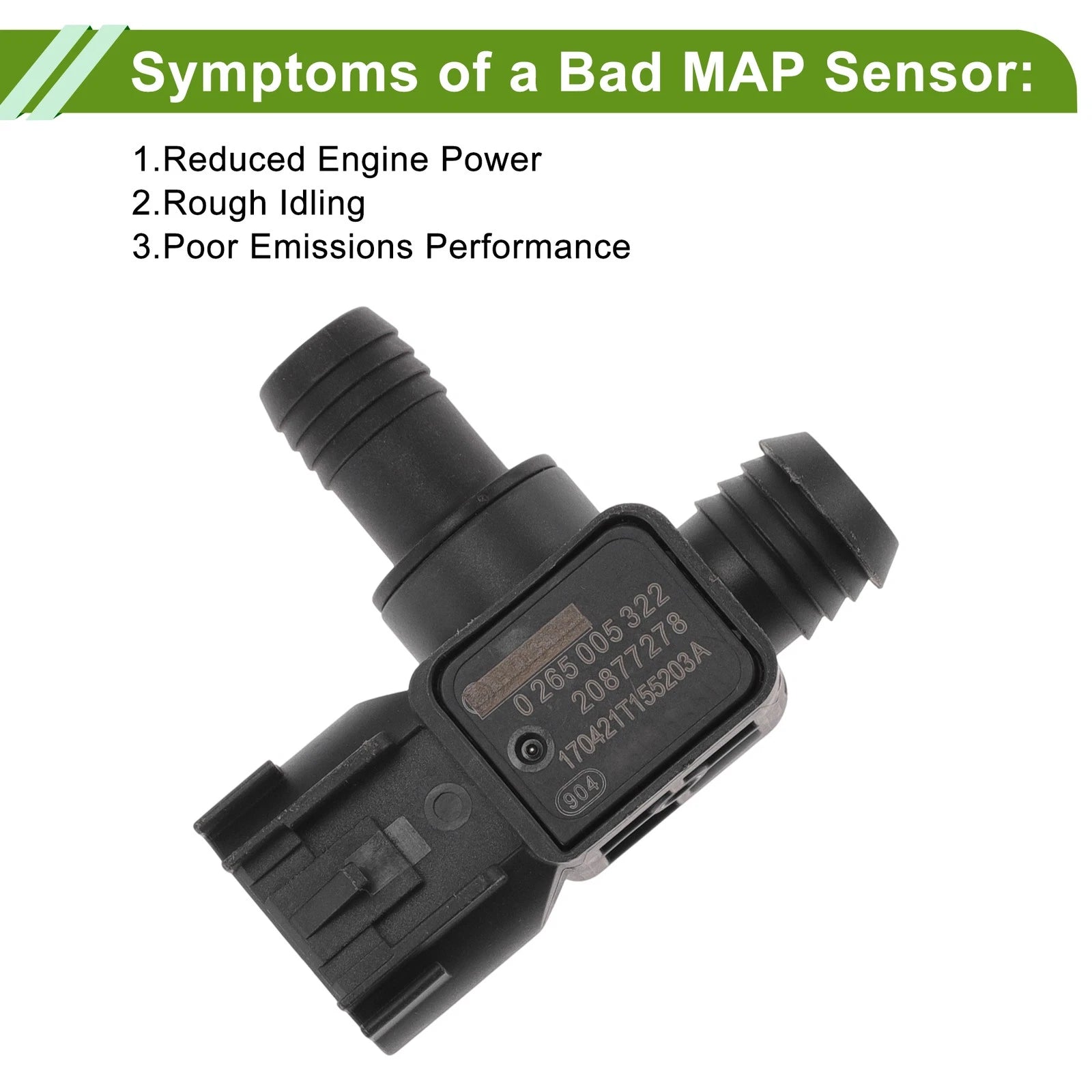 MAP Sensor for Cadillac Escalade (2010–2014) No. 0265005322