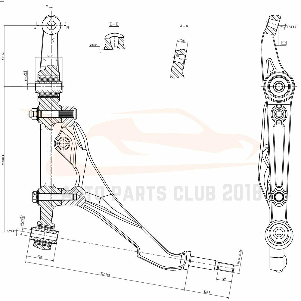 Control Arm Ball Joint Tie Rod Kit for Honda Civic (1992–1995)