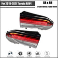 Taillight Assembly Set for Toyota RAV4 (2019–2021) Black Clear Halogen