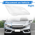 Headlight Lens Cover for Honda CR-V (2007–2011) PC Clear