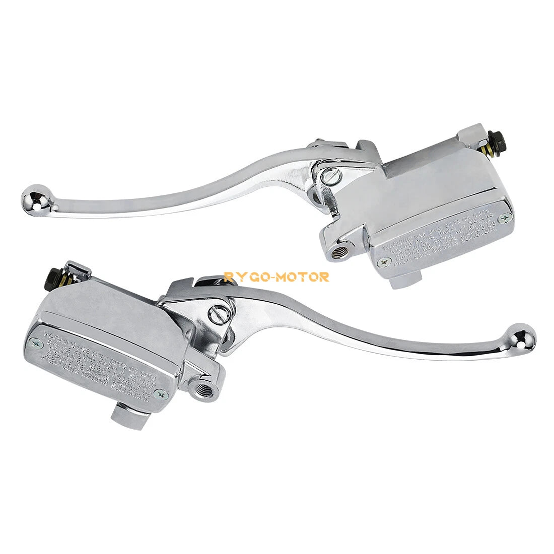 1" Motorcycle Handlebar Hydraulic Brake Master Cylinder & Clutch Lever for