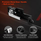 4Pcs Metal Interior Door Handle Set for Ford Fusion (2006–2012)