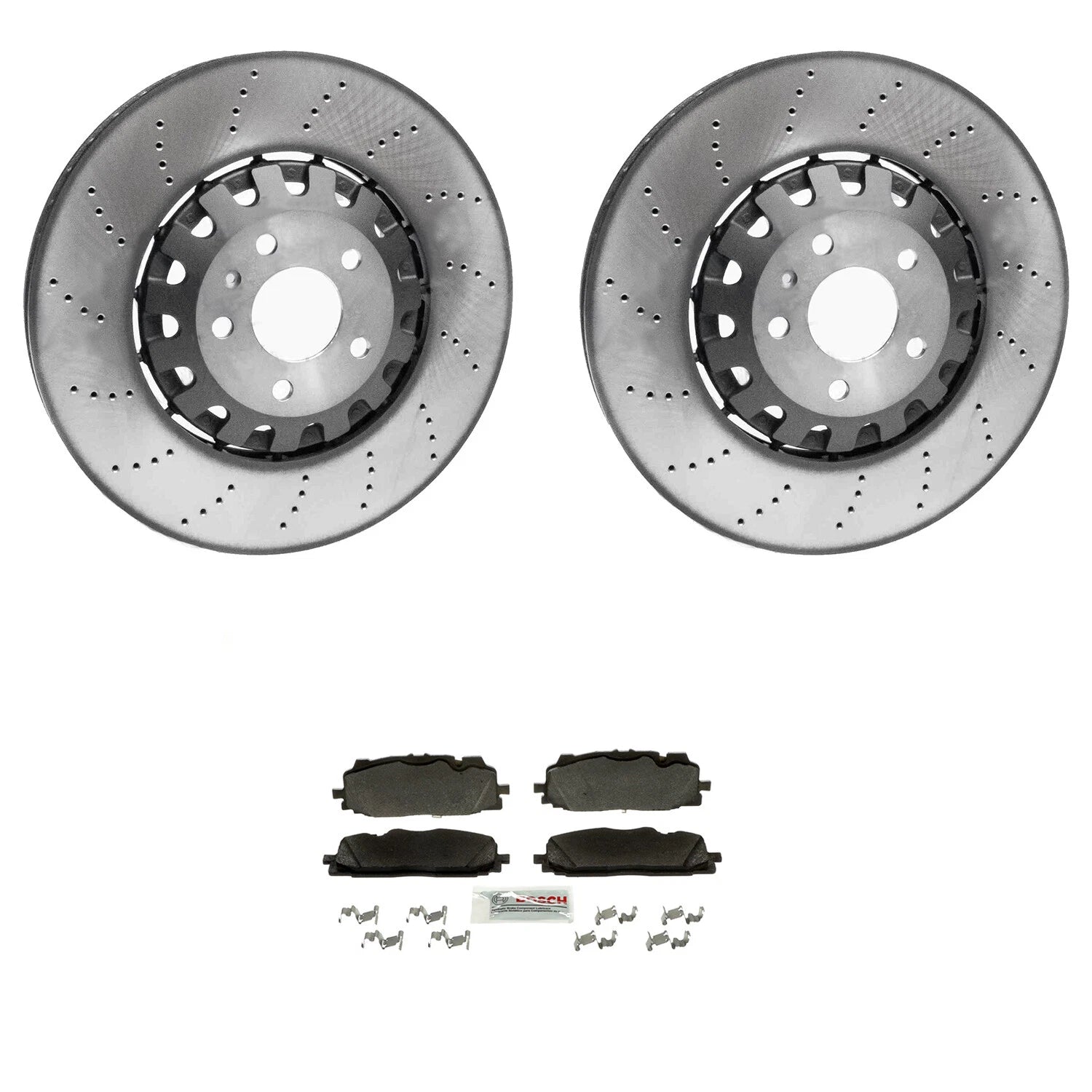 Front Rotor & Brake Pad Kit for Audi RS5 S5 Sportback (2010–2023)