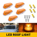 Set of 5 Amber Cab Roof Marker Light Covers for Ford F Super Duty (1973–1997)