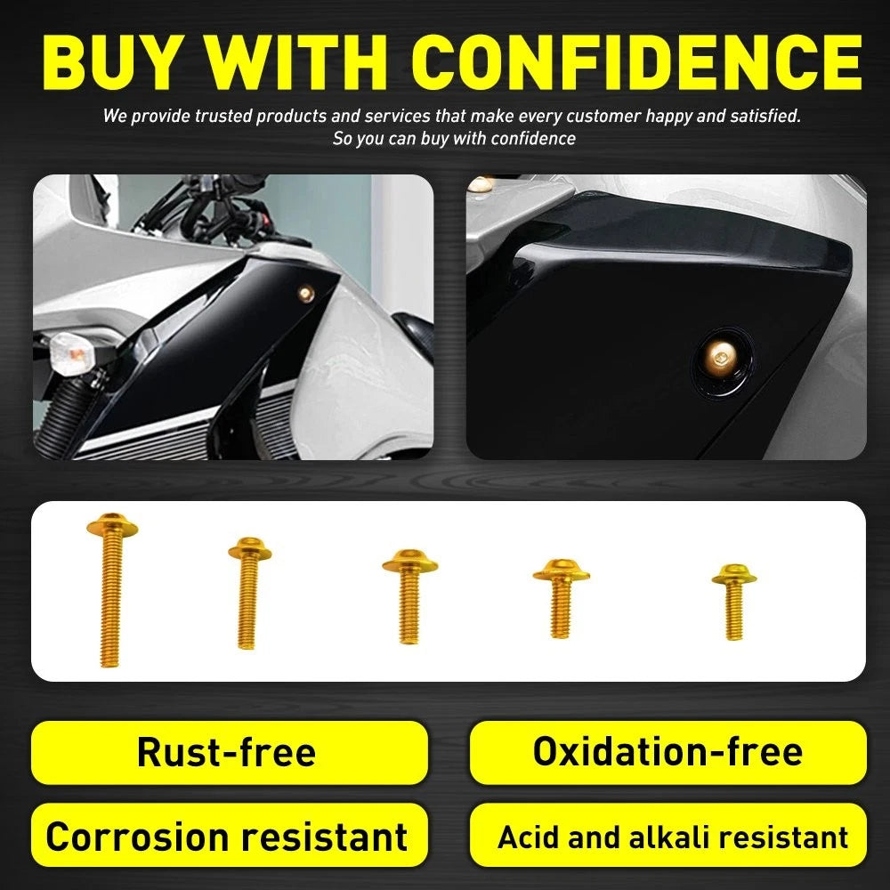 Fairing Bolts Kit for Honda CBR600RR CBR1000RR (2003–2023)