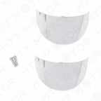 Chrome Turn Signal Visors for Harley FXRT (1986–1992), FLST (1986–1990), FLSTC (1988–later)