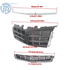 Complete Front Grille Set with Chrome Accent for Cadillac CTS (2008-2011)