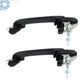 Set of 2 Outside Door Handles for VW Jetta Golf (1993–1999) W/ Keys