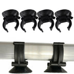 Suction Cup Clips for Aquarium Heater or Rain Bars (Set of 4/8)