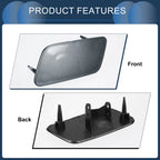 Front Left Washer Nozzle Cover Cap for Audi A3 8V (2016–2020) Gray 1 Pcs