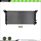 Aluminum Radiator for Chevrolet Silverado 1500 GMC Sierra (2014–2016) 13397