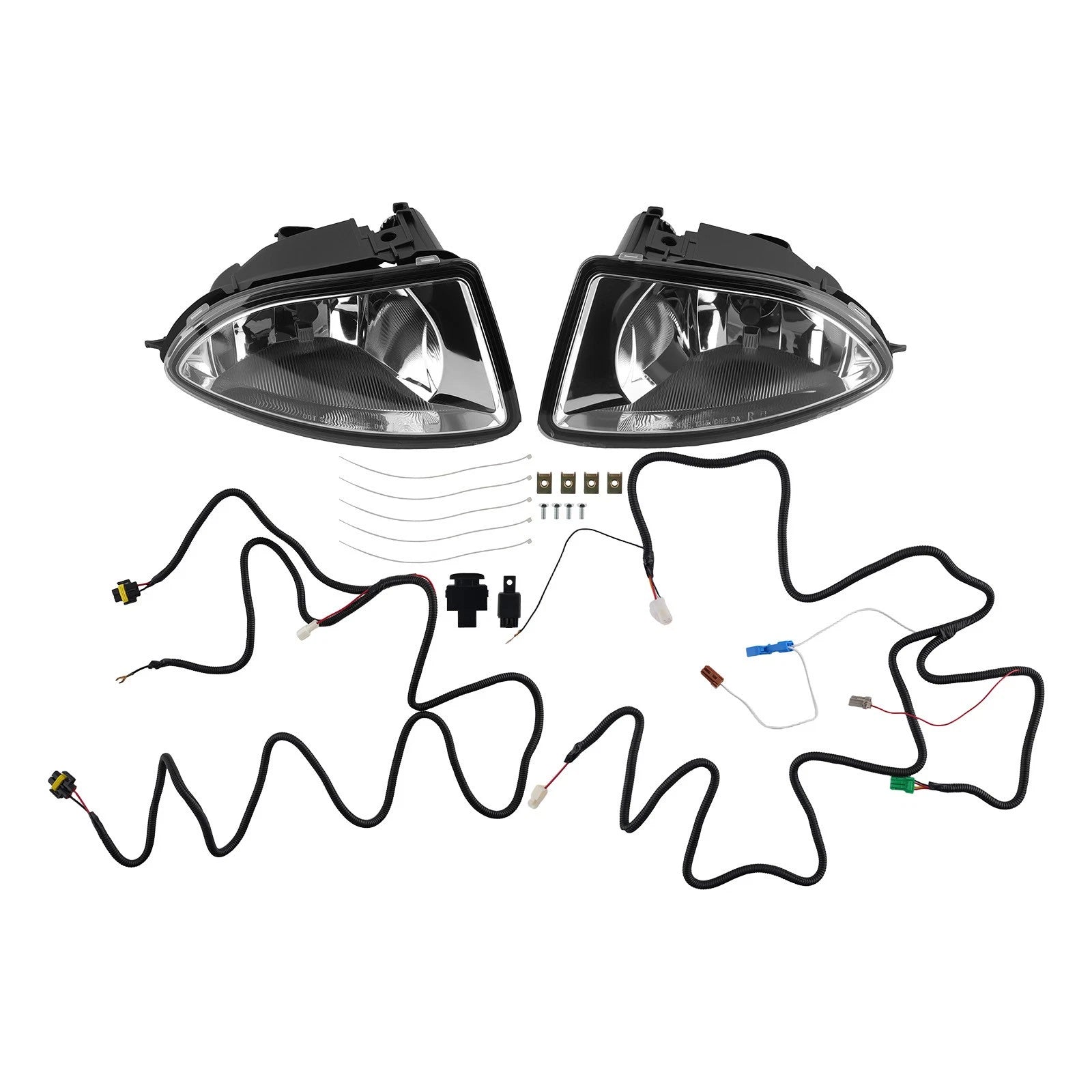 Fog Lamp for Honda Civic (2004–2005) 08V31-S5D-102A Front Halogen w/ Bulbs
