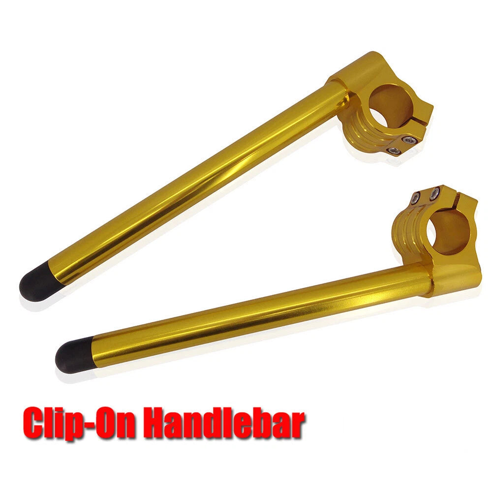 53mm CNC Racing Clipons 7/8'' Handlebars for Ducati 749/999 (2003–2006)