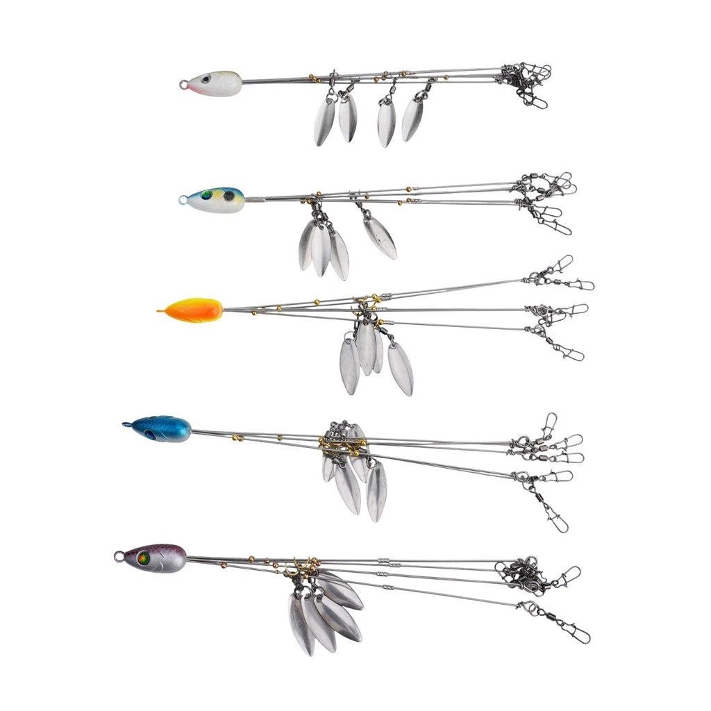 Alabama Rig Head Swimming Bait with Fast Spinner for Fishing