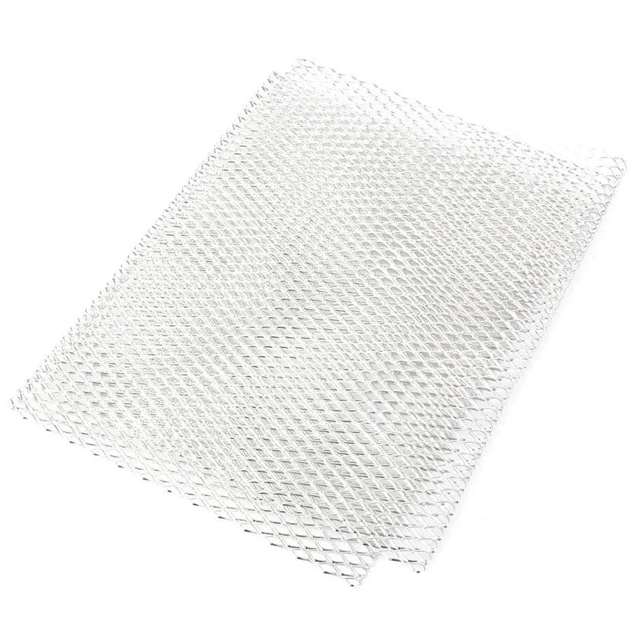 40x13" Aluminium Silver Rhombus Grille Mesh Cover for Car
