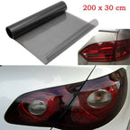 New Light Carbon Fibre Black Vinyl Car Wrap Glossy Sticker No Bubbles