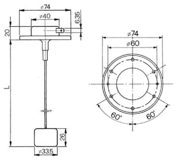 Fuel Sender Unit for Fiat 90-90 100-90 110-90 (1990–1990)