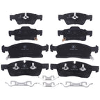Set of 4 Ceramic Brake Pads for Dodge Durango Jeep Grand Cherokee (2011–2016)