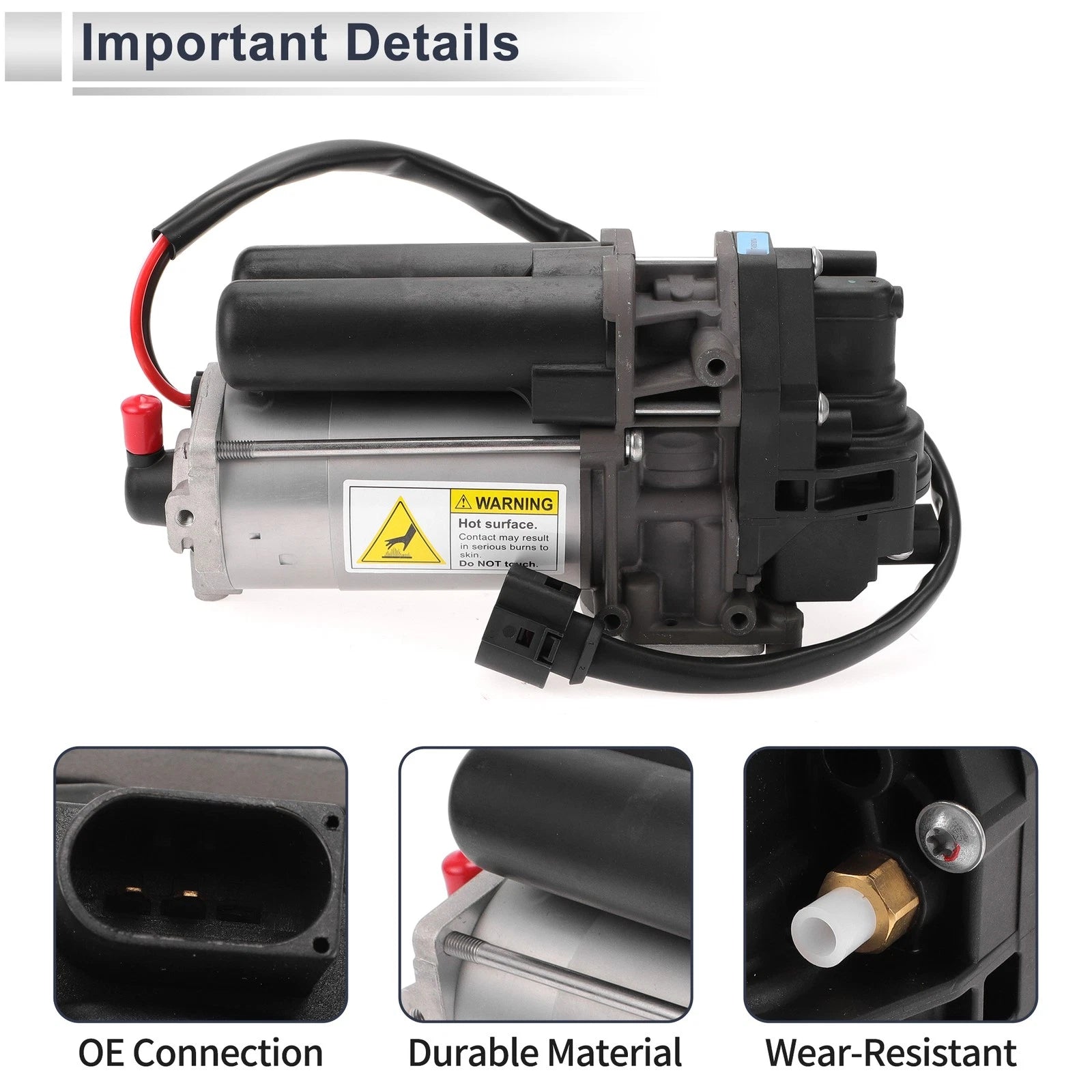 Air Suspension Compressor for Audi A6 allroad (2023)