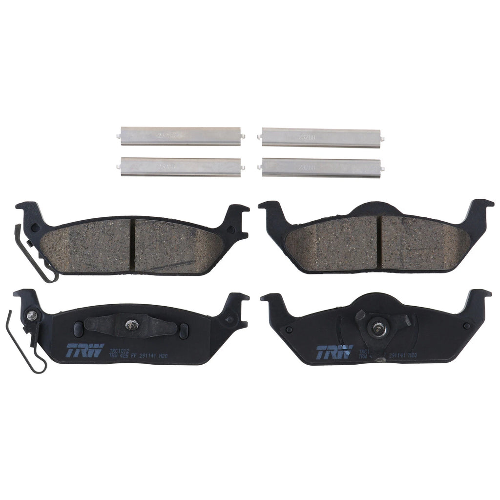 Rear Brake Kit 348mm Rotors TRW Ceramic Pad Set for F-150 Mark LT (2004–2008)