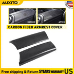 1X Carbon Fiber Center Armrest Box Trim for Mercedes Benz C-Class (2015–2021)