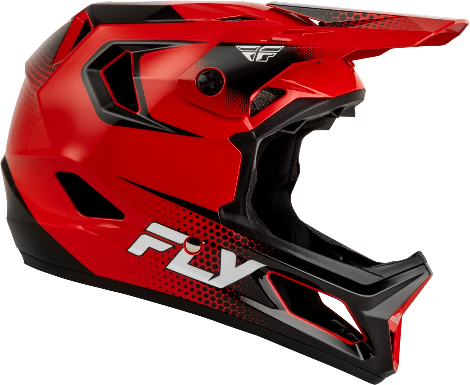 Fly Racing Yth Rayce Sonar Helmet for Youth Bicycle (Small, Red/Black/White)