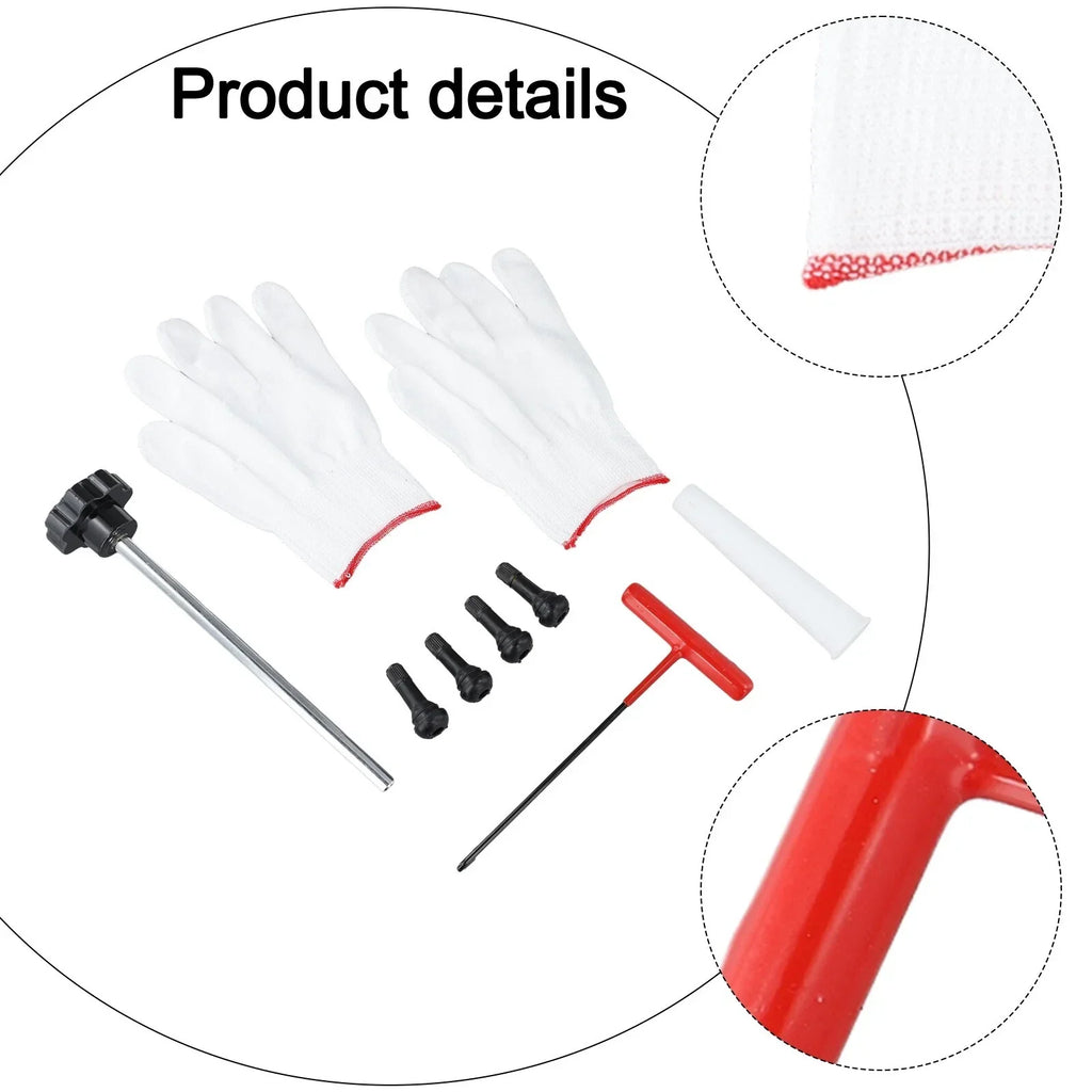 7 Piece Tire Valve Change Tools for Vehicle