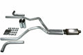 2.5" Dual Exhaust Kit for Chevy GMC 1500 (2019–2025) Stainless Muffler Tips