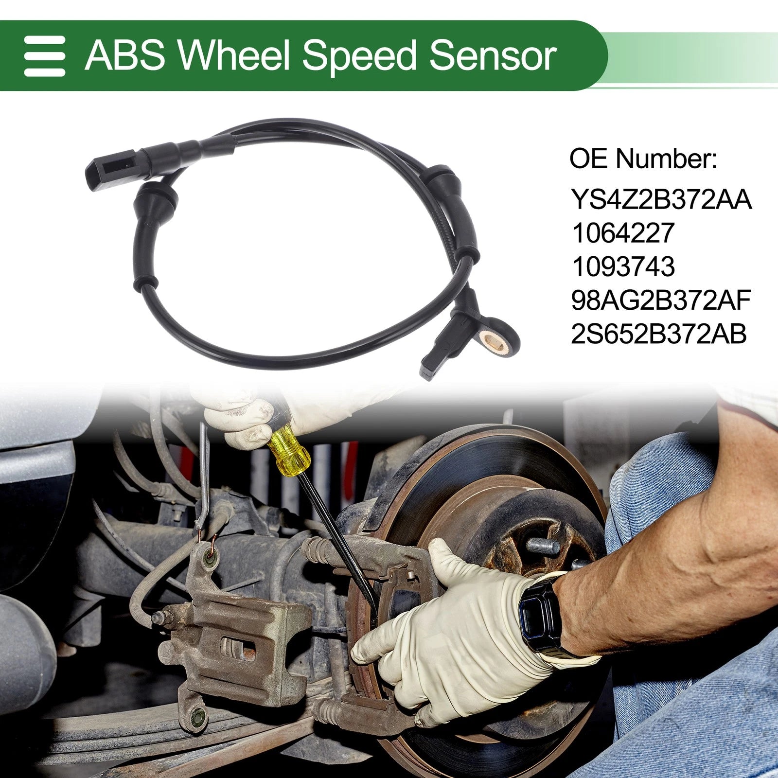 ABS Wheel Speed Sensor No.YS4Z2B372AA for Ford Focus (2000–2007)