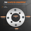 2X 1" Wheel Adapters 4x110 to 4x137 12x1.5 for Mazda RX-7 (1979–1985)