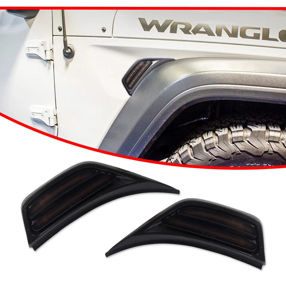 Switchback LED Side Marker Lights for Jeep Wrangler JL (2018–Present)