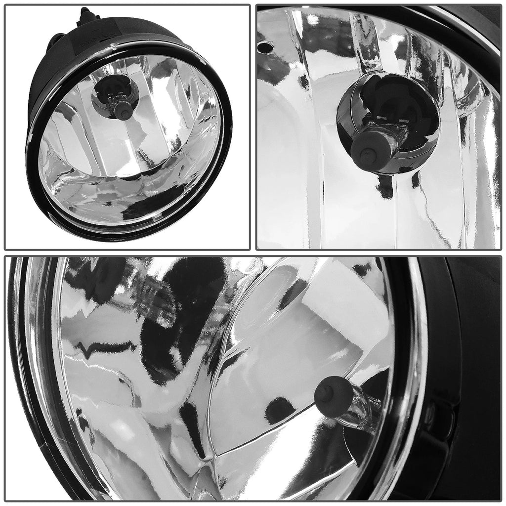 Clear Lens Chrome Housing Fog Light Lamps for Nissan Armada Titan (2005–2015)