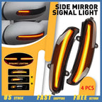 2X Smoke LED Side Mirror Turn Signal Light for Mercedes W203 C-Class (2000–2007)