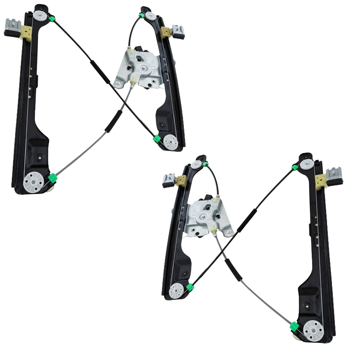 Window Regulator Set for Cadillac SRX, Saab 9-4X (2010–2015)
