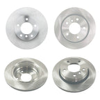 Front and Rear Disc Brake Rotors for BMW 323i Sedan (1998–2000)