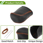 1 Pc Gear Shift Knob Cover for Lexus NX300 (2014–2021) Pebbled Black Brown