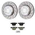 Set of 4 Bosch Quietcast Ceramic Disc Brake Pads for BMW E90 E92 E93 M3 (2007–2013)