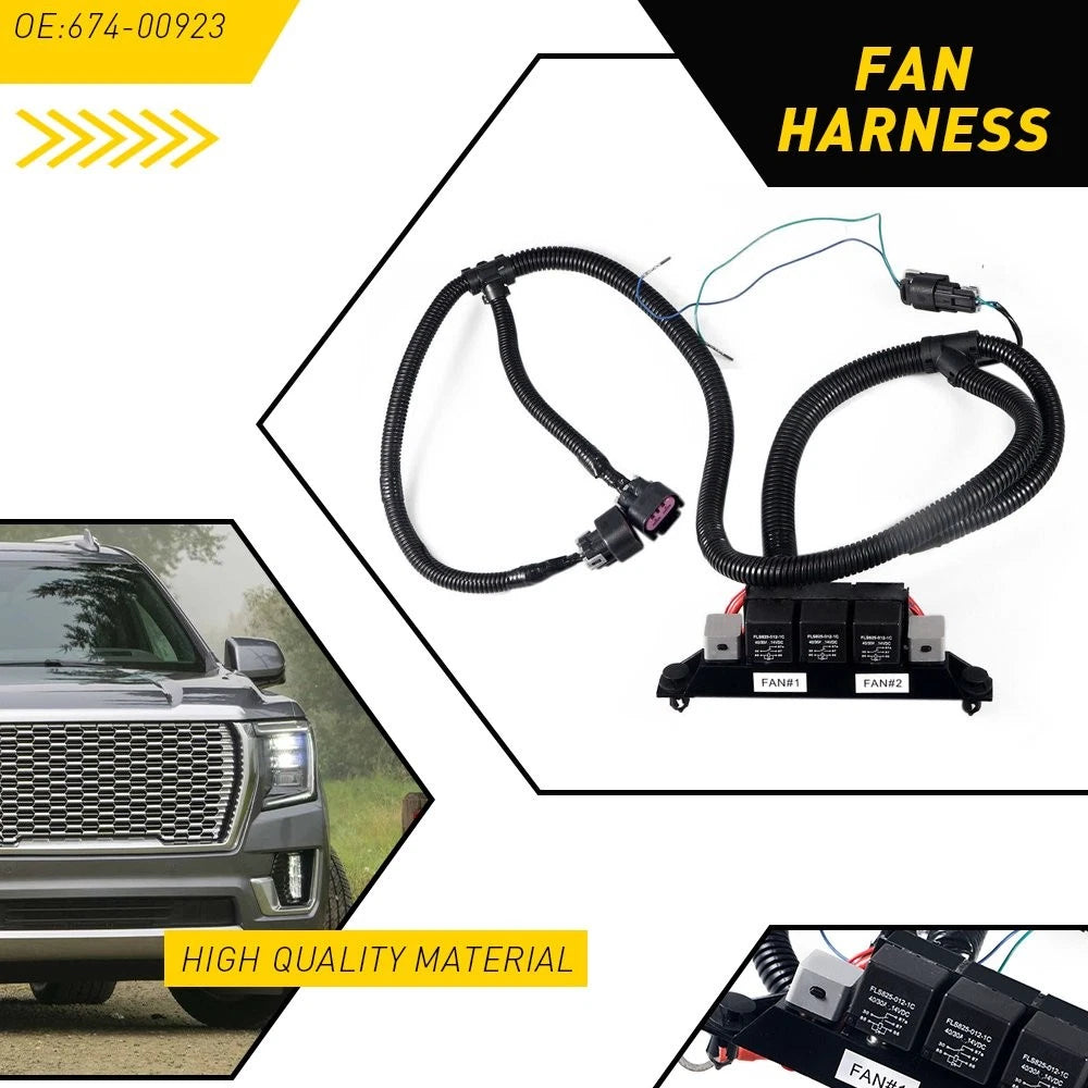 Electric Fan Wire Harness for Silverado Sierra 1500/2500 (1999–2006)
