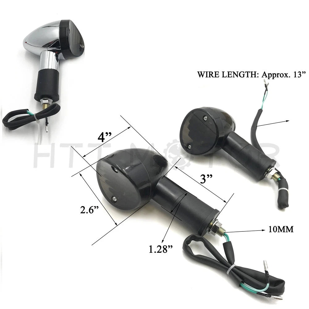 2X Turn Signal Light Indicator Blinker for Harley Yamaha (12V)