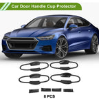 Car Door Handle Cup Protector for Toyota Highlander (2014–2023) - Carbon Fiber Black